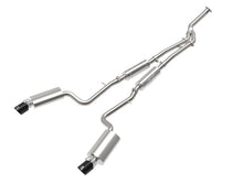 Load image into Gallery viewer, aFe AFE49-36059-B aFe POWER Takeda 16-17 Lexus IS200t L4-2.0L (t) 2.5in-3in 304 SS CB Exhaust w/ Black Tips
