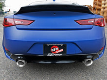 Load image into Gallery viewer, aFe AFE49-36134NM-P aFe POWER Takeda 2.5in 304 SS CB Exhaust w/ Polished Tips 17-19 Infiniti Q60 V6-3.0L (tt)
