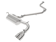 aFe AFE49-36047-P aFe POWER Takeda 2in to 2-1 304 SS Cat-Back Exhaust w/ Polished Tips 11-17 Lexus CT200h 1.8L