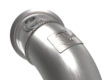 Load image into Gallery viewer, aFe AFE48-36411-1YC aFe Power Twisted Steel Down Pipe 3in 304 Stainless Steel w/ Cat 15-18 VW Golf R MKVII L4-2.0L (t)
