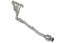 Load image into Gallery viewer, aFe AFE48-36105-YC aFe Power Twisted Steel Long Tube Header &amp; Connection Pipes (Street Series) 01-16 Nissan Patrol

