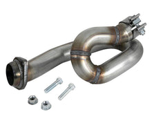 Load image into Gallery viewer, aFe AFE48-48027 aFe POWER Twisted Steel Loop Relocation Pipe 2018 Jeep Wrangler (JL) V6-3.6L
