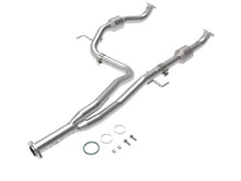 Load image into Gallery viewer, aFe AFE48-46013-RC aFe Power Twisted Steel Y-Pipe w/ Cat SS 16-20 Toyota Tacoma V6 3.5L (4WD Only)
