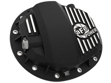 Load image into Gallery viewer, aFe AFE46-71140B aFe Pro Series GMCH 9.5 Rear Diff Cover Black w/ Machined Fins 19-20 GM Silverado/Sierra 1500
