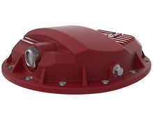 Load image into Gallery viewer, aFe AFE46-71140R aFe Pro Series GMCH 9.5 Rear Diff Cover Red w/ Machined Fins 19-20 GM Silverado/Sierra 1500
