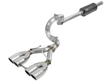 Load image into Gallery viewer, aFe AFE49-38073-P aFe Rebel Series 2.5in 304 SS Cat-Back Exhaust w/ Polished Tip 18-20 Jeep Wrangler (JL)
