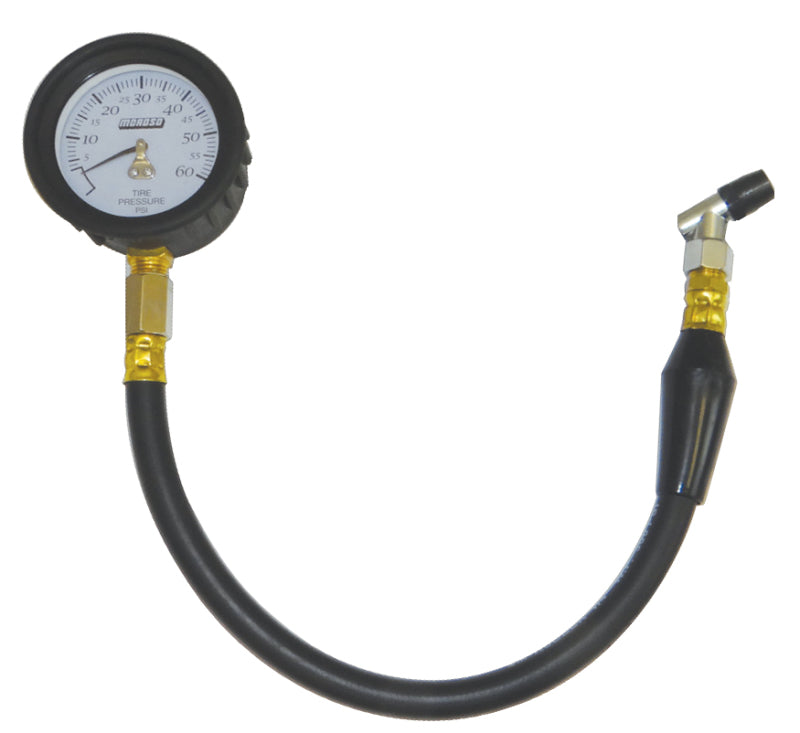Moroso Tire Pressure Gauge 0-60psi - Garage Series Gauges Moroso