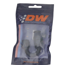 Load image into Gallery viewer, DeatschWerks 6AN Female Swivel 180-Degree Hose End PTFE (Incl Olive Insert) - Anodized Matte Black Fittings DeatschWerks
