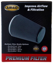 Load image into Gallery viewer, Airaid AIR702-469 Airaid Universal Air Filter - Cone 6 x 7 1/4 x 5 x 9 - Blue SynthaMax
