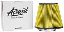 Load image into Gallery viewer, Airaid AIR725-476 Airaid Universal Air Filter - Cone 6in FLG x 10-3/4x7-3/4in B x 4in T x 9in H - Synthaflow

