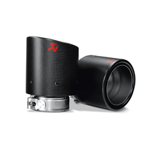 Load image into Gallery viewer, Akrapovic AKRTP-VWGMK6-CA Akrapovic 09-12 Volkswagen Golf GTD (VI) Tail Pipe Set (Carbon)
