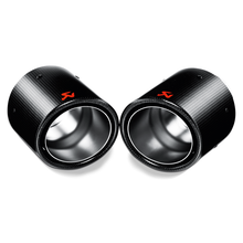 Load image into Gallery viewer, Akrapovic AKRTP-VWGMK6-CA Akrapovic 09-12 Volkswagen Golf GTD (VI) Tail Pipe Set (Carbon)
