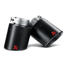 Load image into Gallery viewer, Akrapovic AKRTP-VWGMK6-CA Akrapovic 09-12 Volkswagen Golf GTD (VI) Tail Pipe Set (Carbon)
