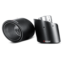 Load image into Gallery viewer, Akrapovic AKRTP-CS/1 Akrapovic 09-16 Volkswagen Scirocco R Tail Pipe Set (Carbon)
