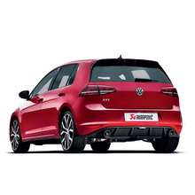 Load image into Gallery viewer, Akrapovic AKRMTP-VW/T/1H Akrapovic 13-17 Volkswagen Golf GTI (VII) Slip-On Line (Titanium) w/ Carbon Tips
