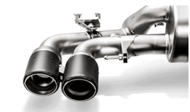 Akrapovic AKRTP-CT/47/RS Akrapovic 18+ BMW M5 (F90) Evolution Tail Pipe Set (Carbon) w/ Red/White Akrapovic Logo