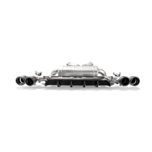 Load image into Gallery viewer, Akrapovic AKRDI-BM/CA/5/M/RS Akrapovic 18+ BMW M5 (F90) Rear Carbon Fiber Diffuser - Matte w/Red Akrapovic Logo
