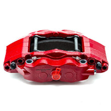 Load image into Gallery viewer, Alcon ALCBKF5459AX14 Alcon 07+ Jeep JK w/ 6x5.5in Hub 357x32mm Rotor 4-Piston Red Calipers Front Brake Upgrade Kit
