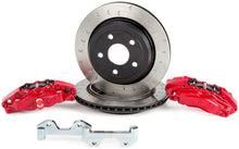 Load image into Gallery viewer, Alcon ALCBKR5059D12 Alcon 2007+ Jeep JK-JL 330x22mm Rotors 4-Piston Red Calipers Rear Brake Kit (Includes Brake Lines)
