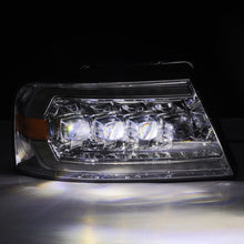 Load image into Gallery viewer, AlphaRex ARX880129 AlphaRex 04-08 Ford F150 / 06-08 Lincoln Mark LT NOVA LED Proj Headlights Chrome w/Activ Light/Seq
