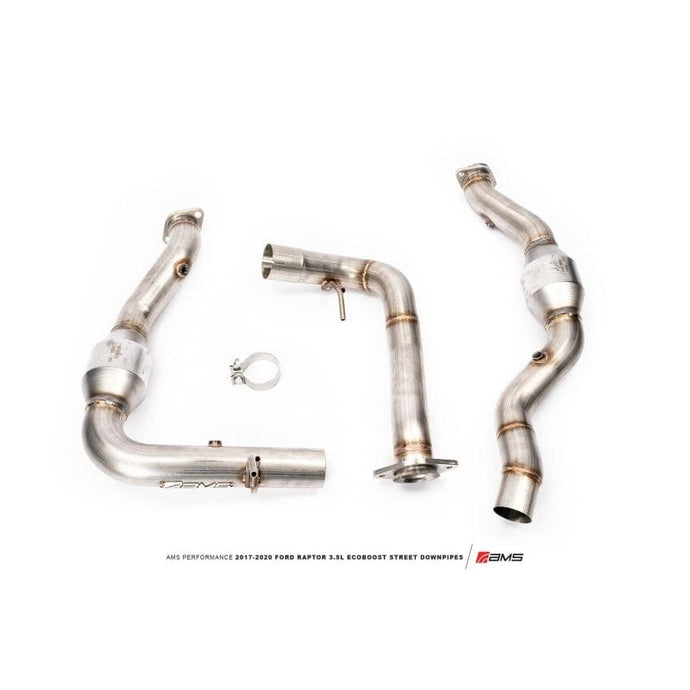 AMS AMSAMS.45.05.0001-2 AMS Performance 17-20 Ford Raptor 3.5L Ecoboost Street Downpipes
