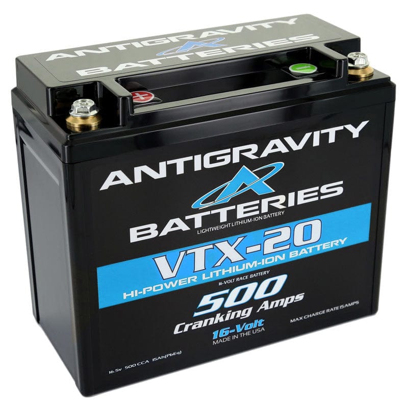 Antigravity Batteries ANTAG-VTX-20-L Antigravity Special Voltage YTX12 Case 16V Lithium Battery - Left Side Negative Terminal