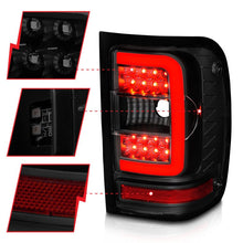 Load image into Gallery viewer, ANZO ANZ311391 ANZO 01-11 Ford Ranger LED Taillights - Black Housing w/ Smoke Lens &amp; Light Bar
