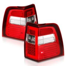 Load image into Gallery viewer, ANZO ANZ311410 ANZO 07-17 For Expedition LED Taillights w/ Light Bar Chrome Housing Red/Clear Lens

