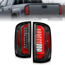 Load image into Gallery viewer, ANZO ANZ311432 ANZO 15-21 Chevrolet Colorado Full LED Tail Lights w/ Red Lightbar Black Housing Clear Lens
