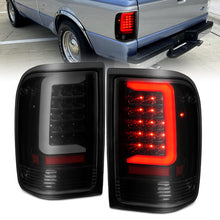 Load image into Gallery viewer, ANZO ANZ311360 ANZO 1993-1997 Ford  Ranger LED Tail Lights w/ Light Bar Black Housing Smoked Lens
