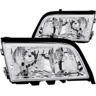 ANZO ANZ121081 ANZO 1994-2000 Mercedes Benz C Class W202 Crystal Headlights Chrome