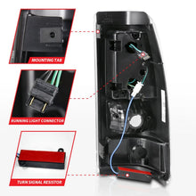 Load image into Gallery viewer, ANZO ANZ311333 ANZO 2003-2006 Chevy Silverado 1500 LED Taillights Plank Style Black w/Clear Lens
