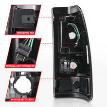 Load image into Gallery viewer, ANZO ANZ311328 ANZO 2003-2006 Chevy Silverado 1500 LED Taillights Plank Style Black w/Smoke Lens

