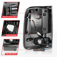 Load image into Gallery viewer, ANZO ANZ311343 ANZO 2004-2006 Ford F-150 LED Tail Lights w/ Light Bar Black Housing Smoke Lens
