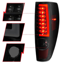 Load image into Gallery viewer, ANZO ANZ311383 ANZO 2004-2012 Chevrolet Colorado/ GMC Canyon LED Tail Lights w/ Light Bar Black Housing Smoke Lens

