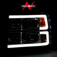 Load image into Gallery viewer, ANZO ANZ111483 ANZO 2007-2013 Gmc Sierra 1500 Projector Headlight Plank Style Chrome w/ Clear Lens Amber
