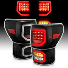 Load image into Gallery viewer, ANZO ANZ311336 ANZO 2007-2013 Toyota Tundra LED Taillights Plank Style Black w/Clear Lens
