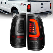 Load image into Gallery viewer, ANZO ANZ311379 ANZO 2008-2016 Ford  F-250  LED Tail w/ Lights Bar Black Housing Smoke Lens
