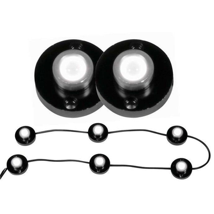 ANZO ANZ861123 ANZO Bed Rail Lights Universal LED Heavy Duty 6 Pod LED Bed Rail/Rock Crawler Lighting