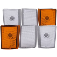 Load image into Gallery viewer, ANZO ANZ521032 ANZO Corner Lights 1988-1993 Chevrolet C1500 Euro Corner Lights 4 Crystal Chrome / 2 Crystal Amber
