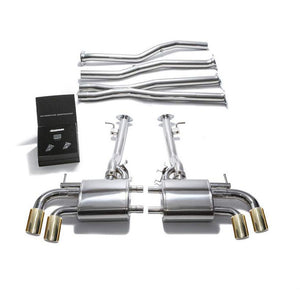 Armytrix Stainless Steel Valvetronic Exhaust System | 2017-2021 Lexus LC500 Exhaust Armytrix Gold  