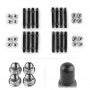 Load image into Gallery viewer, APEX 90MM M12 BMW 4 LUG BULLET NOSE STUD KIT - SILVER Wheels Apex Default Title
