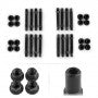 Load image into Gallery viewer, APEX 75MM M12 BMW 4 LUG HEX HEAD STUD KIT - BLACK Wheels Apex Default Title
