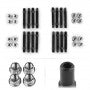 Load image into Gallery viewer, APEX 75MM M12 BMW 4 LUG HEX HEAD STUD KIT - SILVER Wheels Apex Default Title
