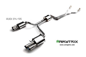Armytrix Stainless Steel Valvetronic Catback Exhaust System | 2008-2016 Audi A5/S5 Coupe / Cabriolet B8 3.0L TFSI V6 Exhaust Armytrix   