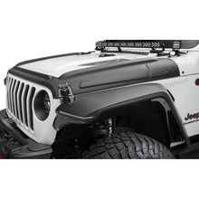 Load image into Gallery viewer, Bushwacker 07-18 Jeep Wrangler JK/JKU Trail Armor Hood Armor (3pc Set) - Tex. Black Body Armor &amp; Rock Rails Bushwacker
