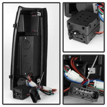 Load image into Gallery viewer, Xtune Yukon Denali 99-00 LED Tail Lights Black ALT-JH-CCK88-LED-BK Tail Lights SPYDER
