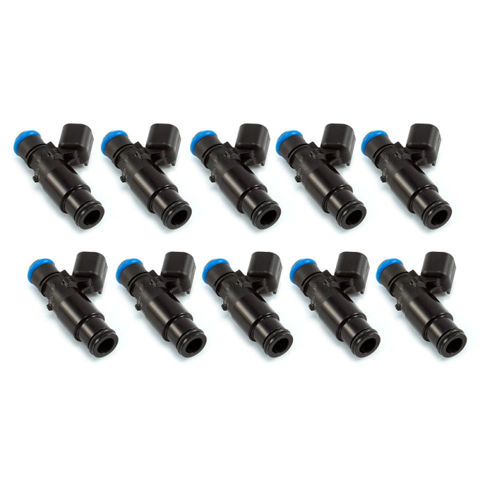 Injector Dynamics 2600-XDS Injectors - 48mm Length - 14mm Top - 14mm Bottom Adapter (Set of 10) Fuel Injector Sets - 10Cyl Injector Dynamics   