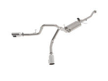 Load image into Gallery viewer, aFe Gemini XV 3in 304 SS Cat-Back Exhaust 2021 Ford F-150 V6 2.7L/3.5L (tt)/V8 5.0L w/ Polished Tips Catback aFe
