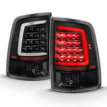 Load image into Gallery viewer, ANZO 2009-2018 Dodge Ram 1500 LED Taillight Plank Style Black w/Clear Lens Tail Lights ANZO

